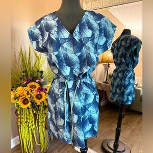 Kyodan Outdoor • Floral V Neck Shirt Dress